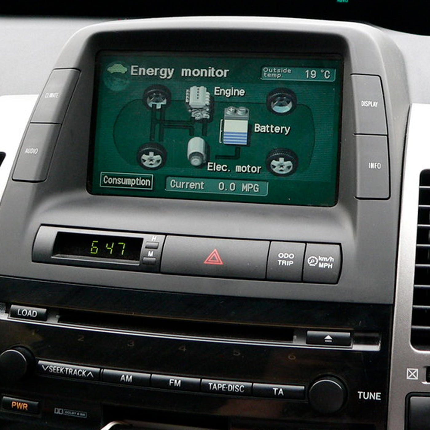 2004-2009 Toyota Prius Display Screen