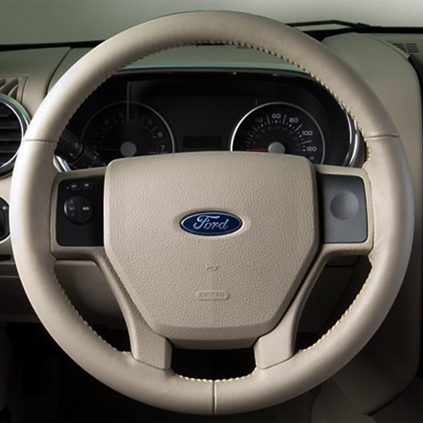 2006-2010 Ford Explorer Steering Wheel Airbag Tan Color