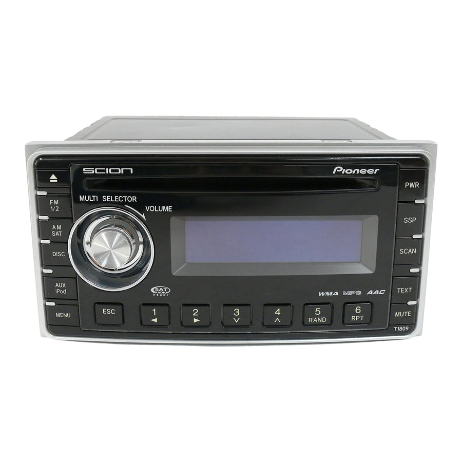 2007-2010 Scion TC Radio Receiver