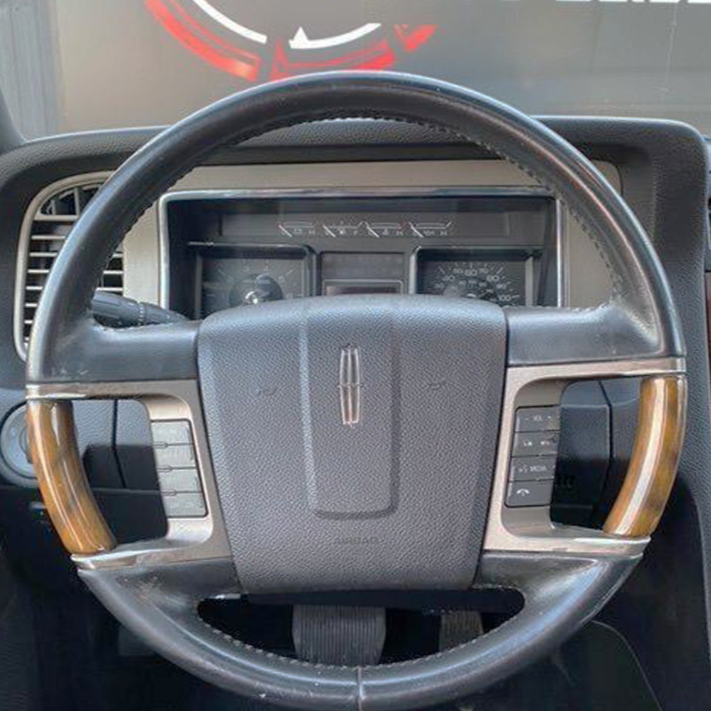 2007-2014 Lincoln Navigator Steering Wheel Airbag Tan Color