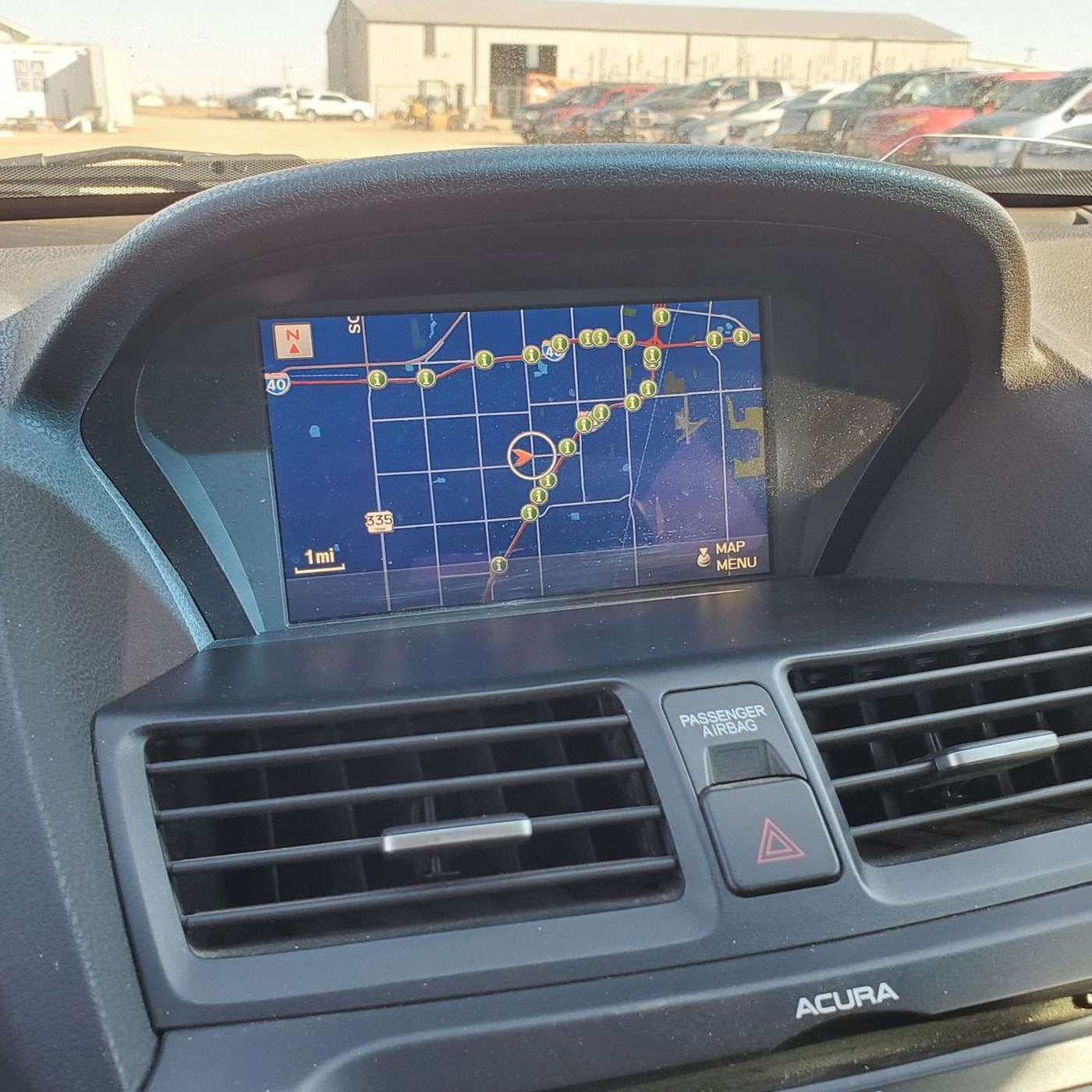 2009-2011 Acura TL Display Screen