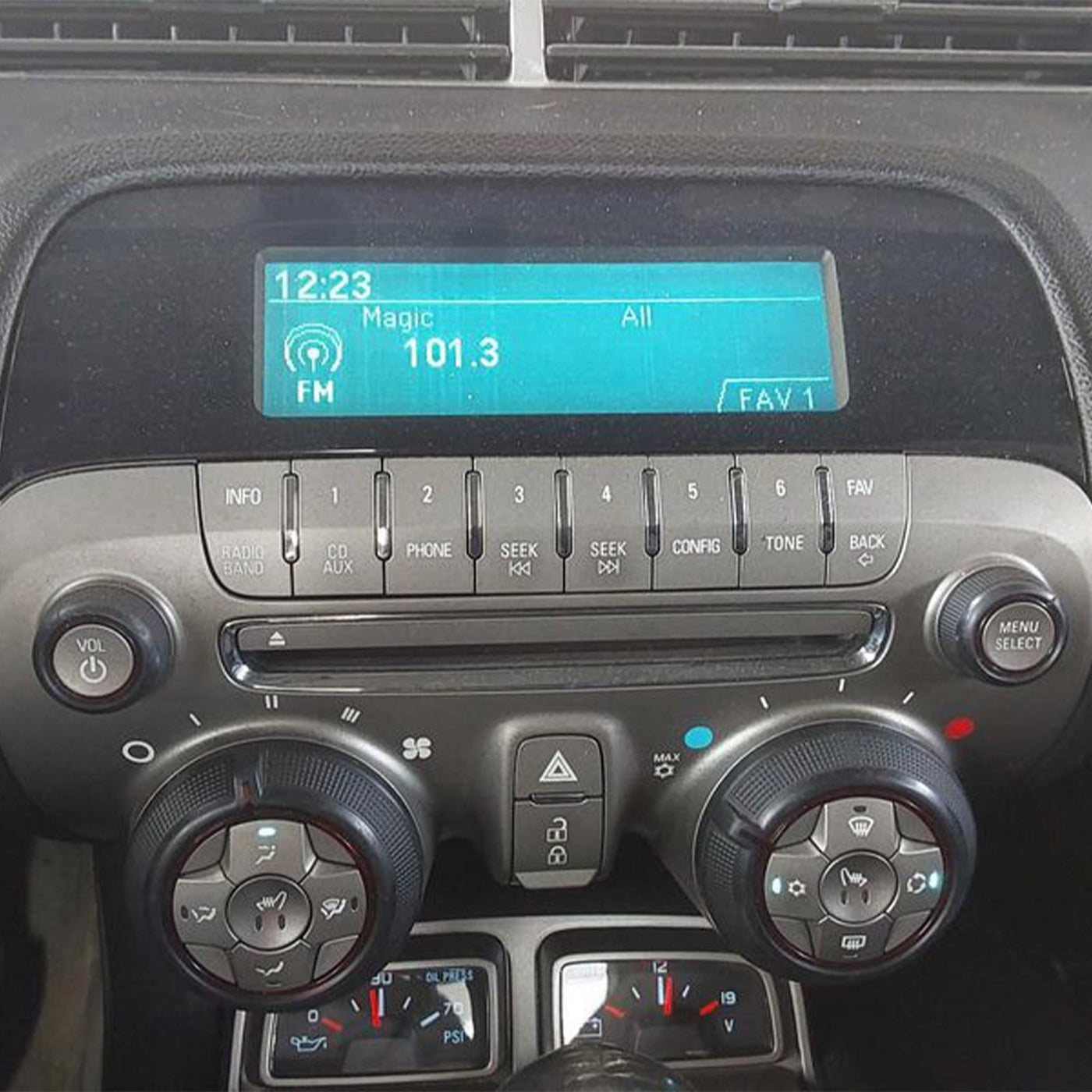 2010-2012 Chevy Camaro Radio Control Panel