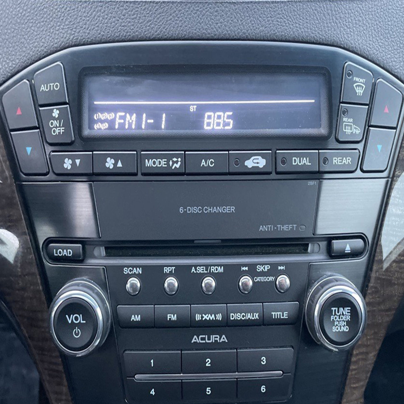 2010-2013 Acura MDX Climate Control