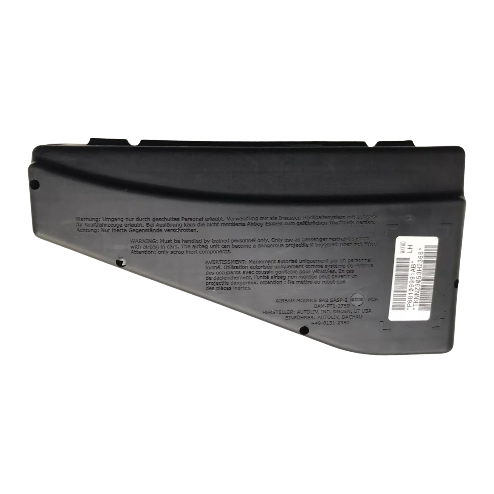 2011-2012 Jeep Grand Cherokee Driver Seat Airbag