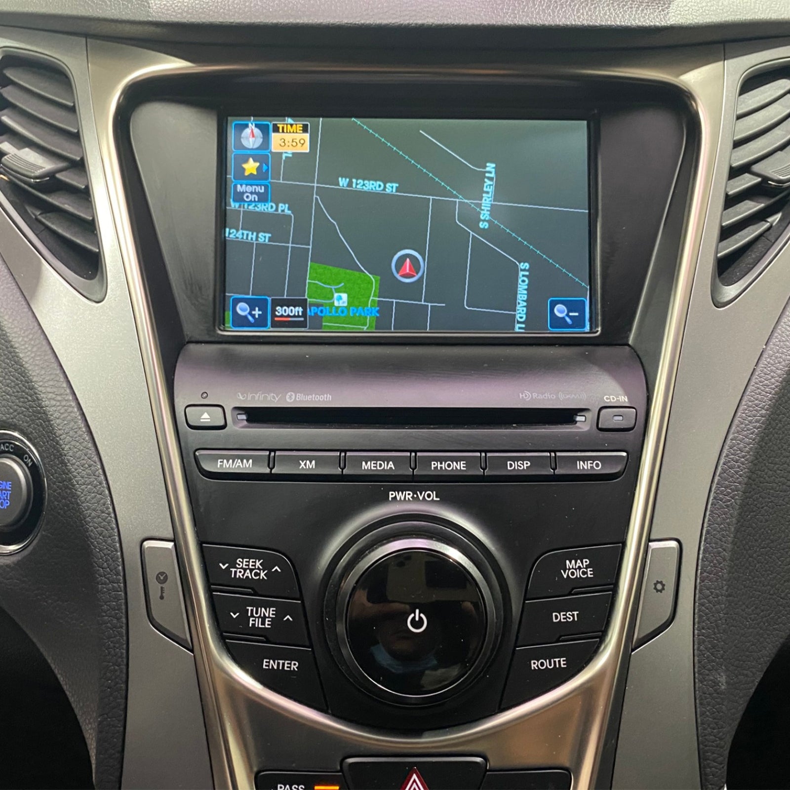 2012-2013 Hyundai Azera Display Screen