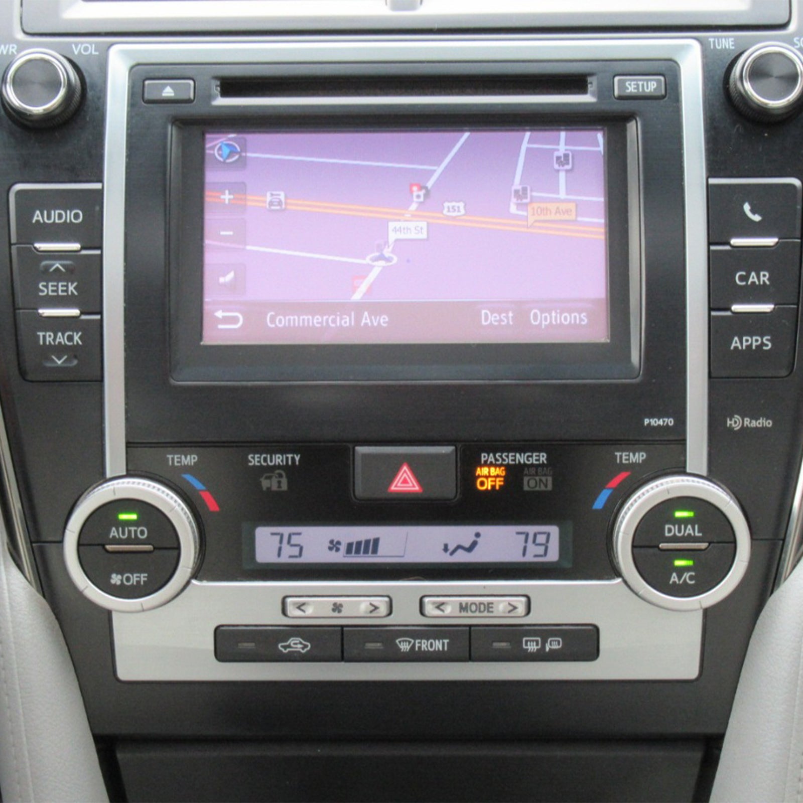 2012-2014 Toyota Camry Climate Control