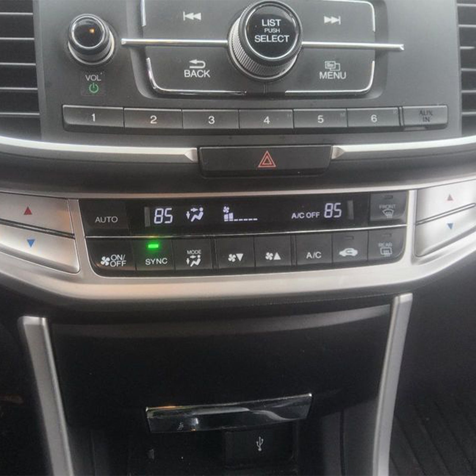 2013-2015 Honda Accord Climate Control