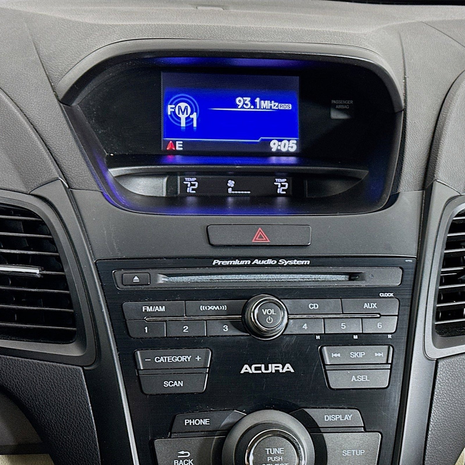 2013-2015 Acura RDX Display Screen