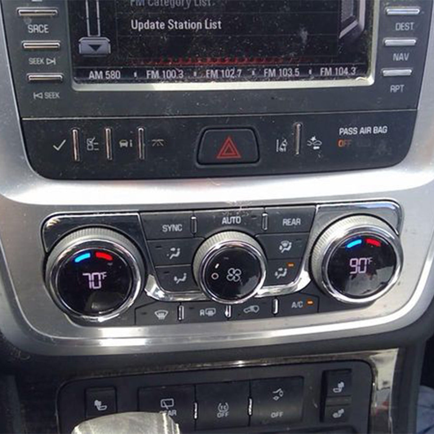 2013-2017 GMC Acadia Climate Control