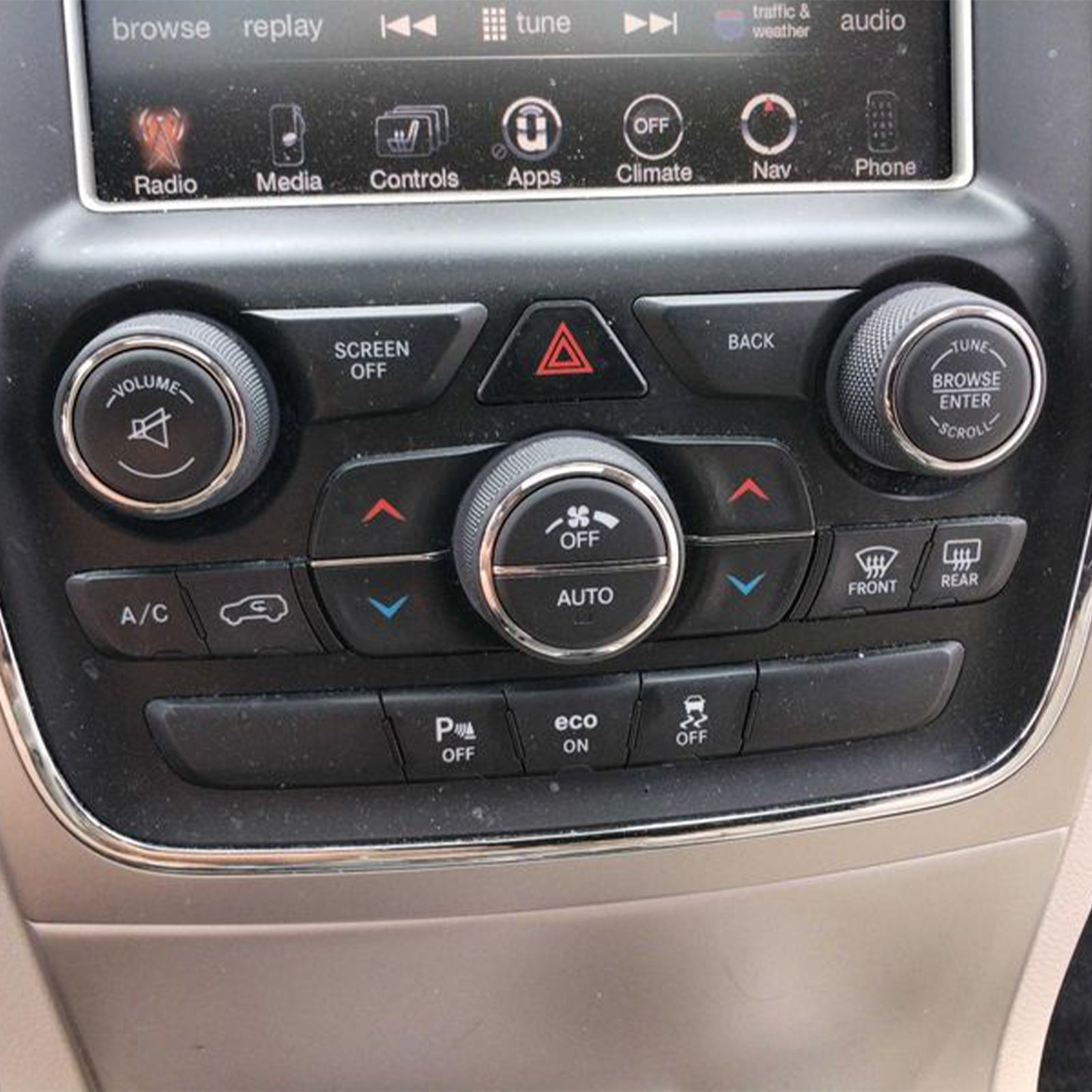 2014-2015 Jeep Grand Cherokee Climate Control