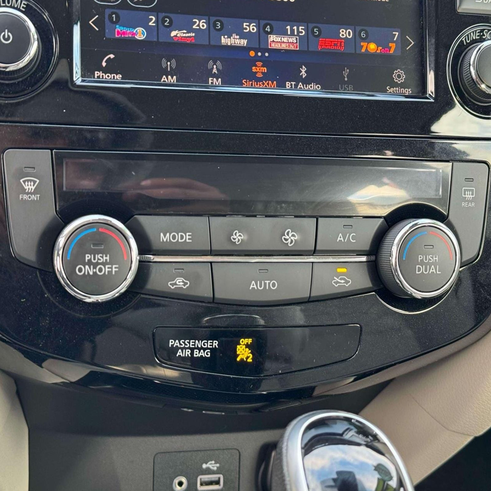 2014-2016 Nissan Rogue Climate Control