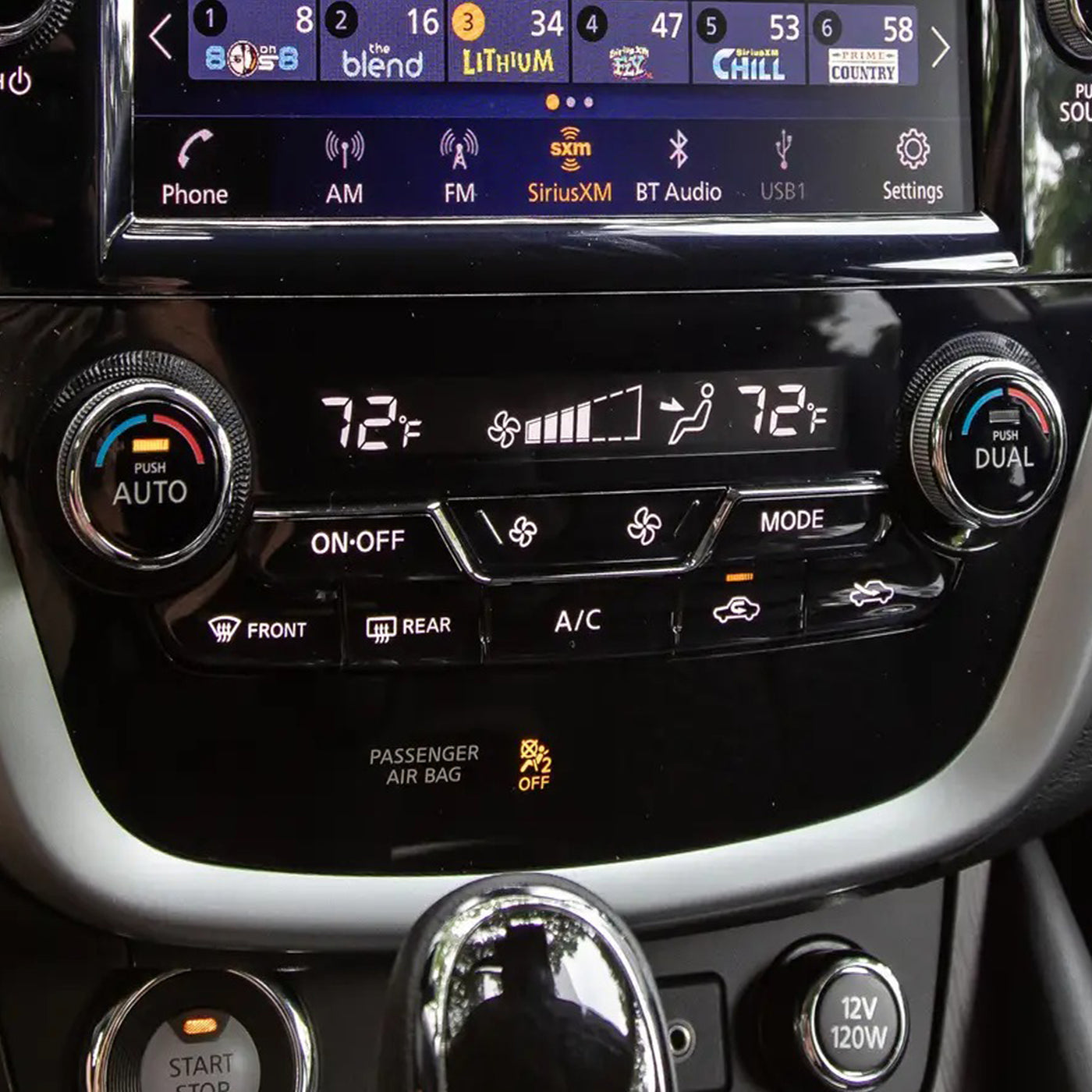 2015-2016 Nissan Murano Climate Control