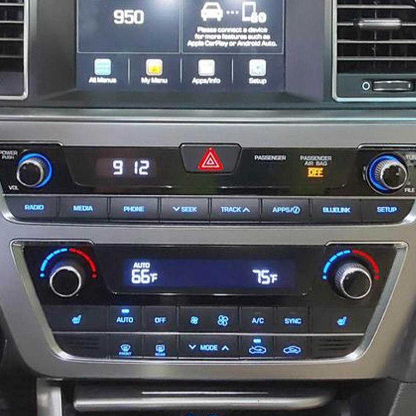 2015-2017 Hyundai Sonata Climate Control