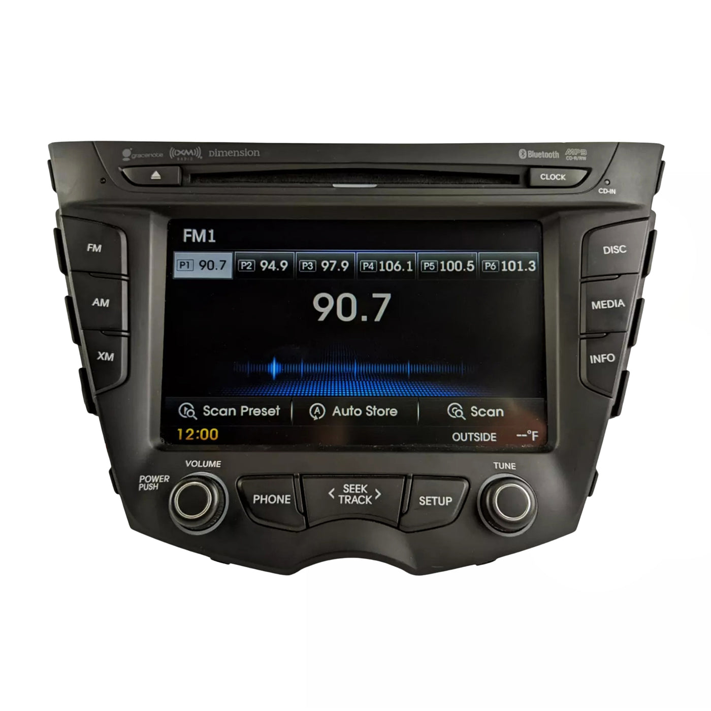 2015-2017 Hyundai Veloster Radio Receiver