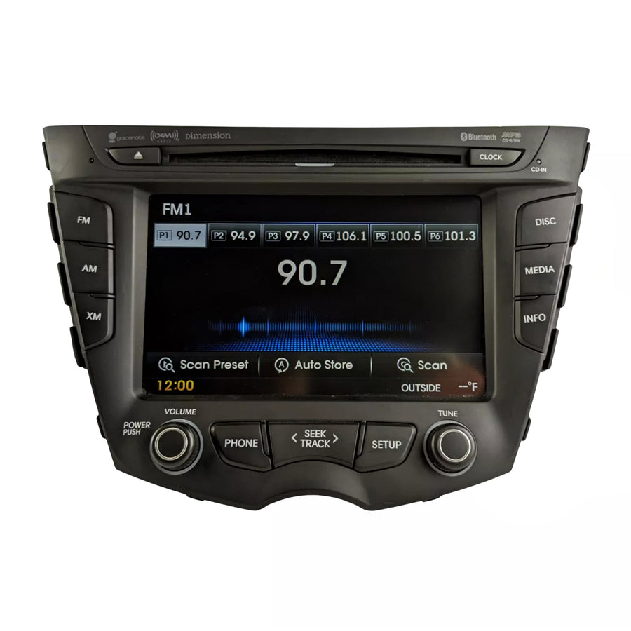 2015-2017 Hyundai Veloster Radio Receiver