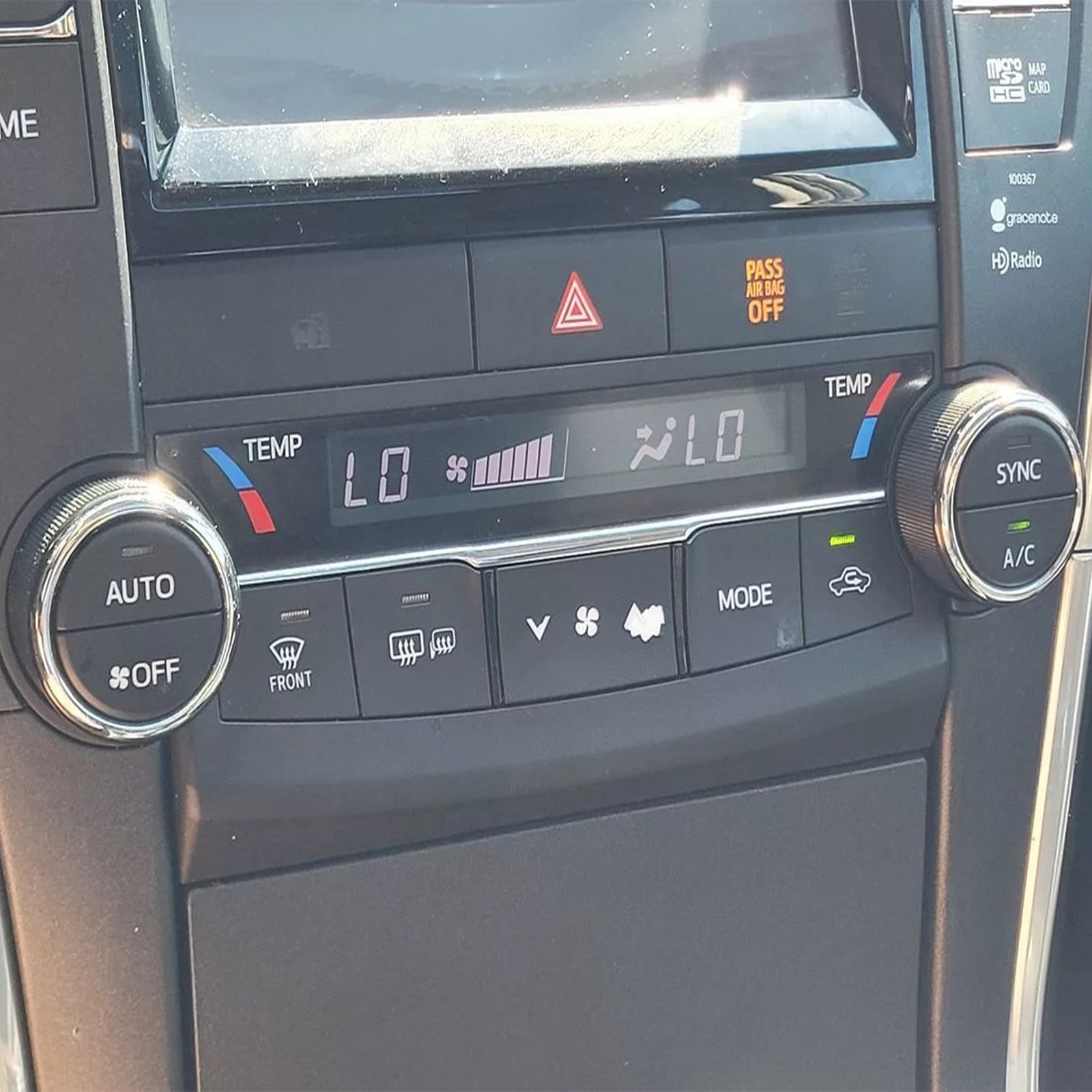 2015-2017 Toyota Camry Climate Control