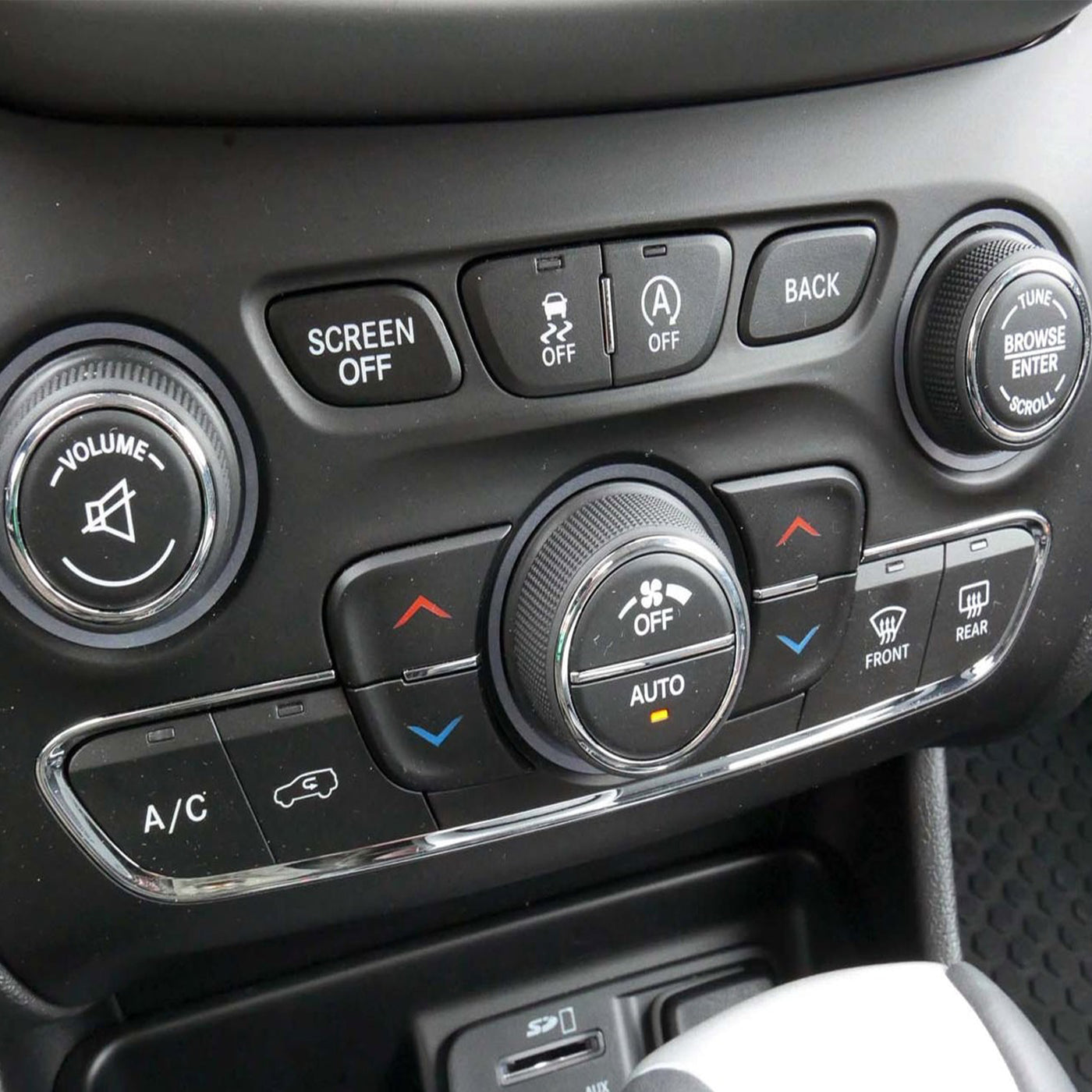 2015-2018 Jeep Cherokee Climate Control