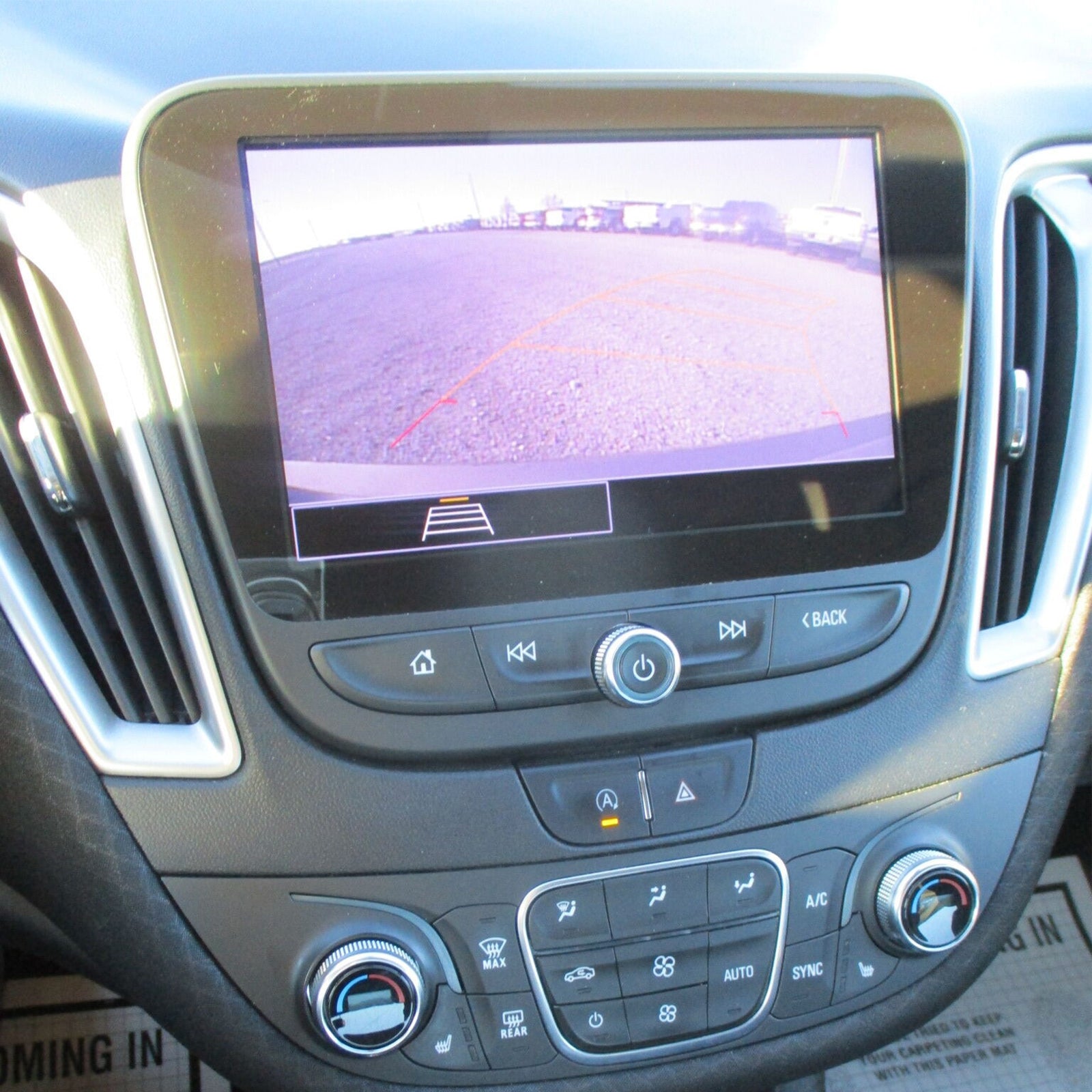 2016-2017 Chevy Malibu Display Control Panel