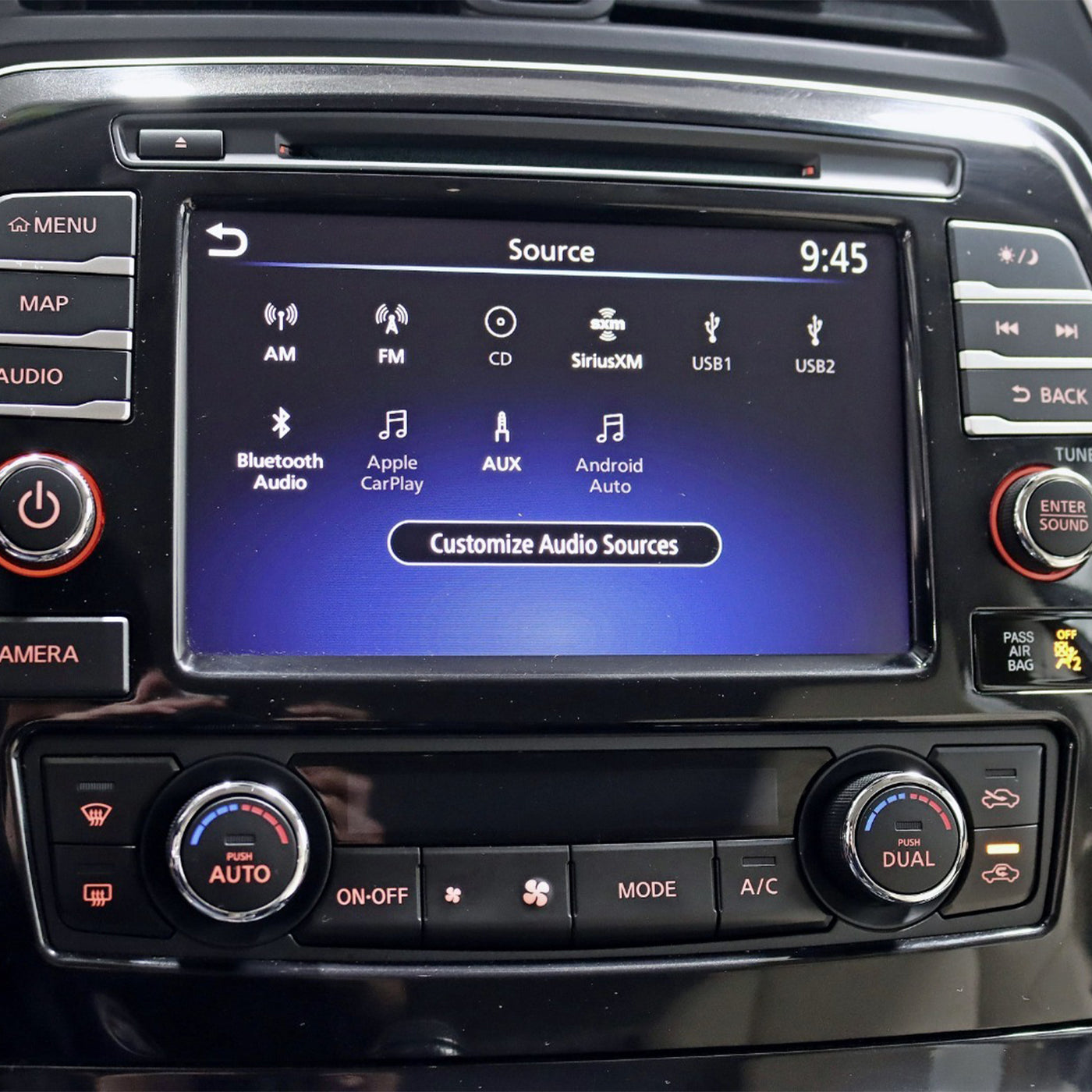 2016-2023 Nissan Maxima Climate Control