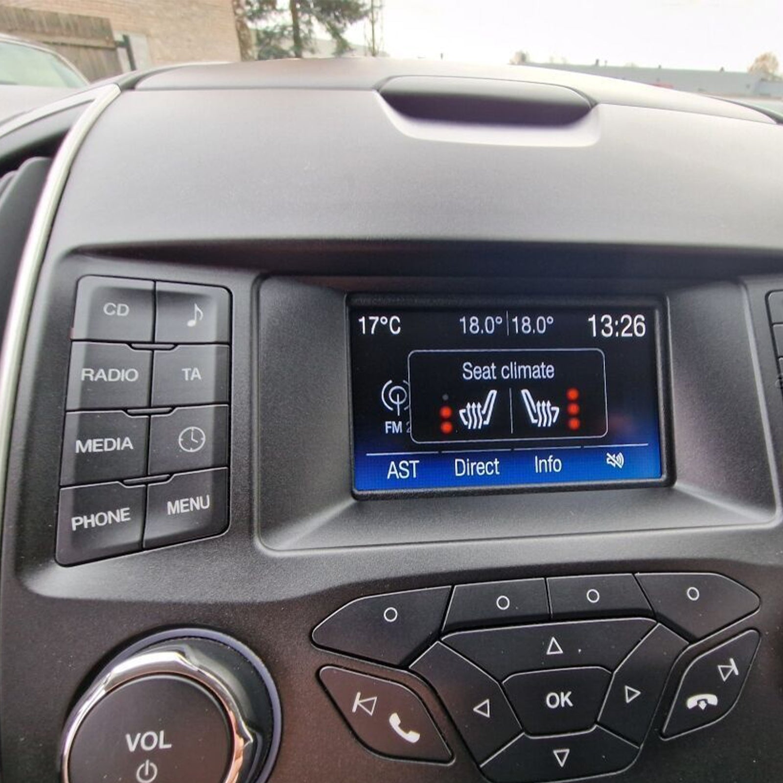 2016-2018 Ford Edge Display Screen