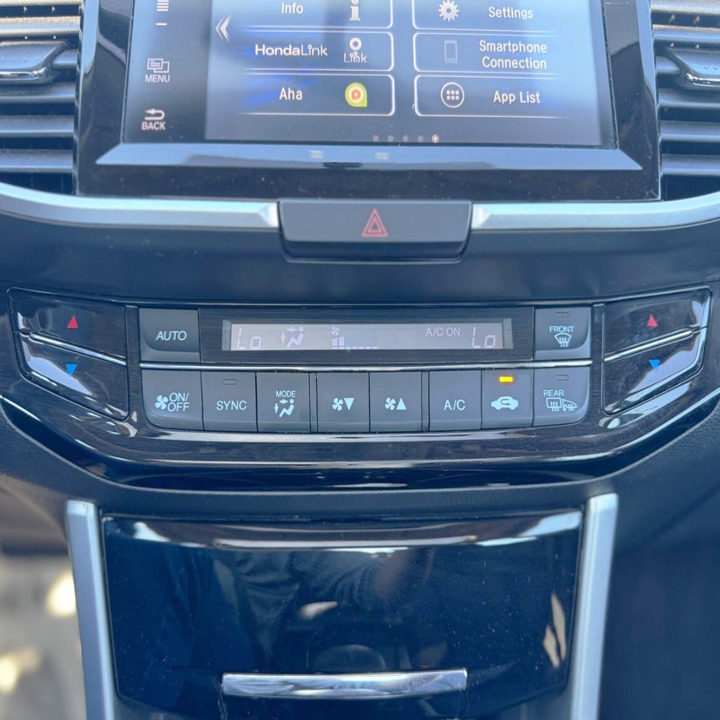 2016-2017 Honda Accord Climate Control