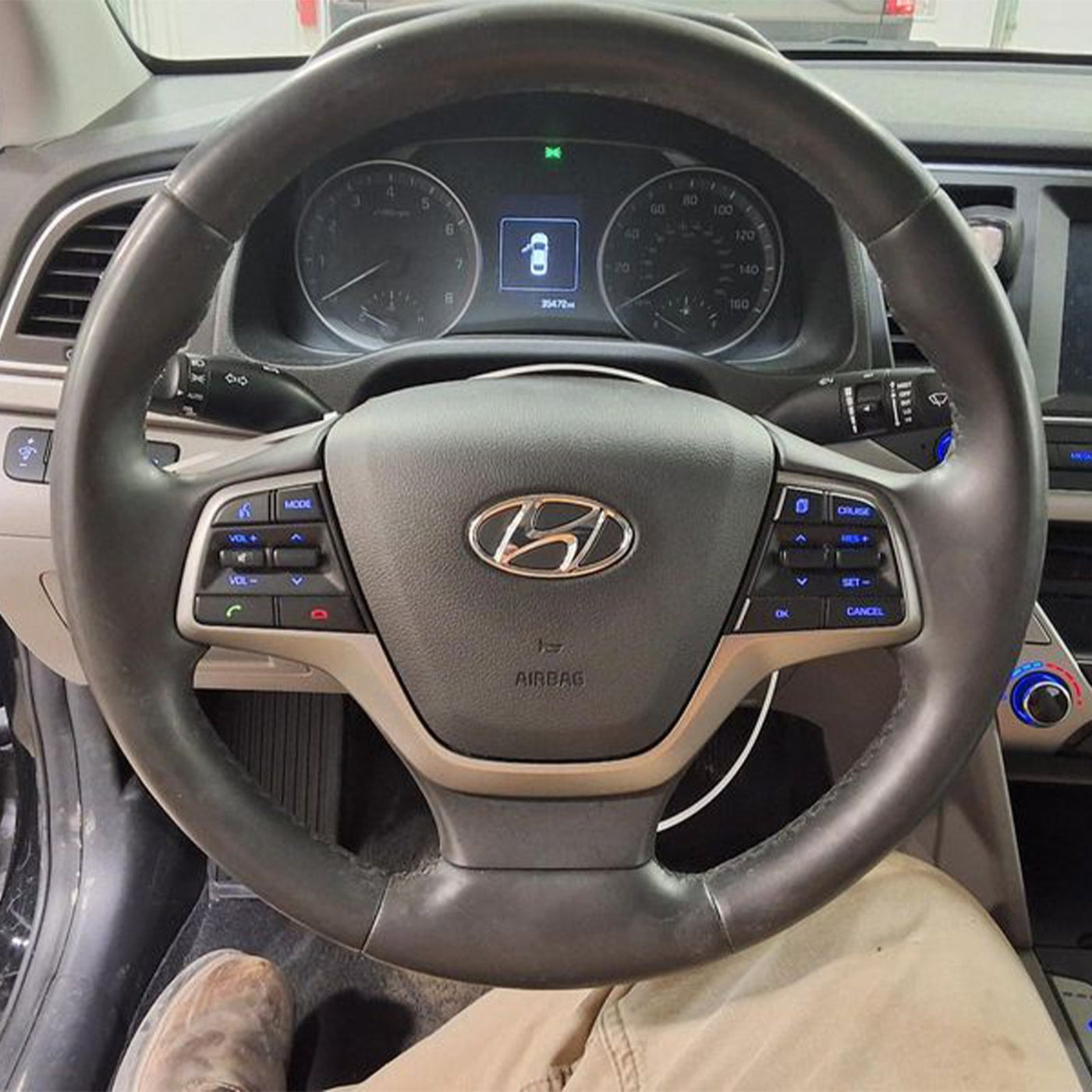 2017-2018 Hyundai Elantra Steering Wheel Airbag