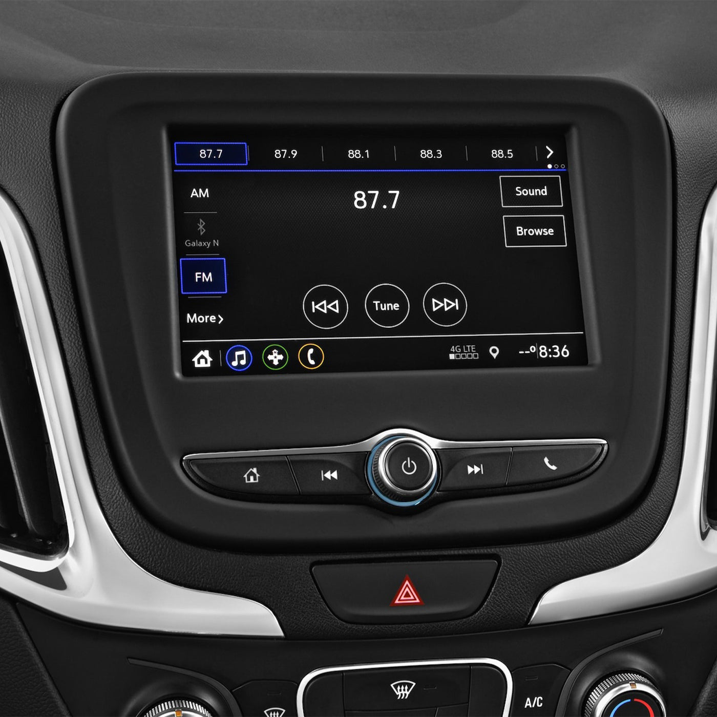 2018 Chevy Equinox Radio Control Panel