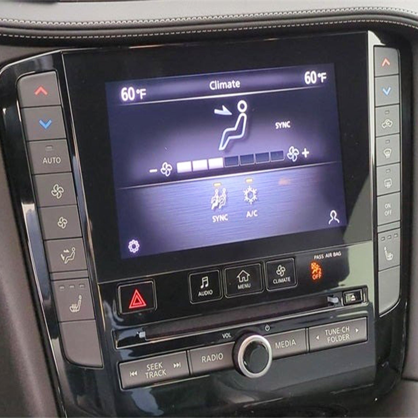 2019-2021 Infiniti QX50 Climate Control