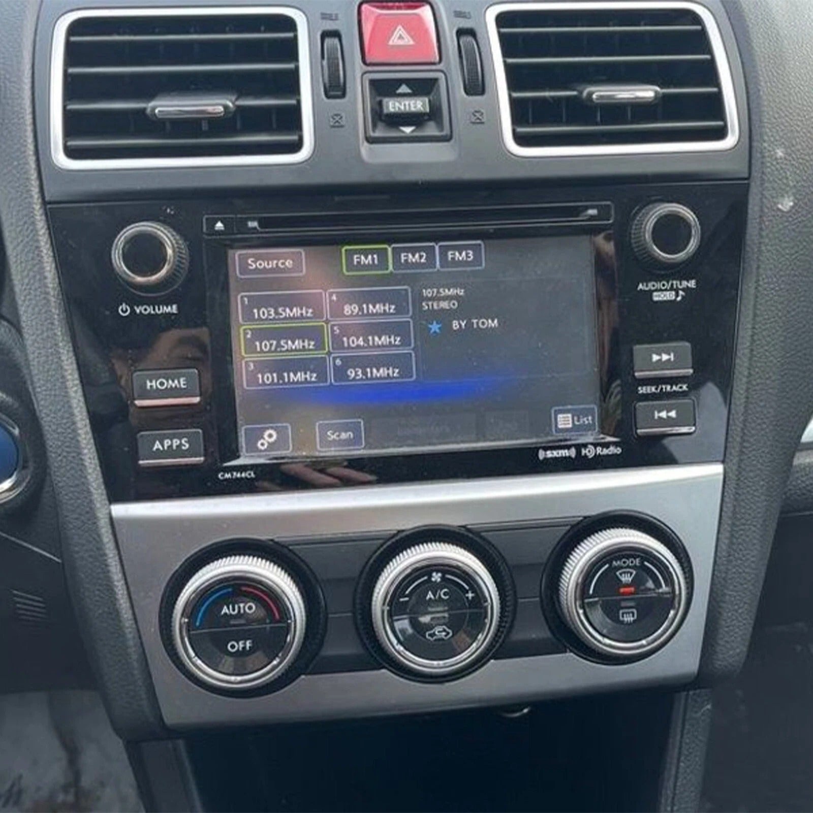 2017 Subaru WRX Climate Control
