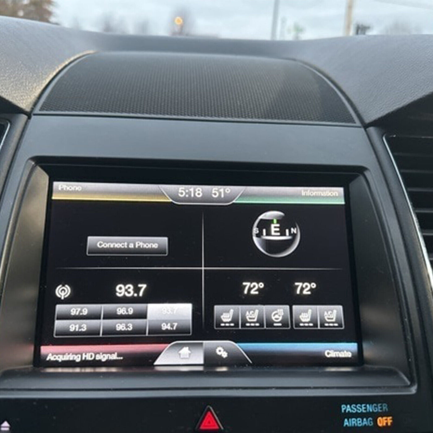 2013-2016 Ford Taurus Display Screen
