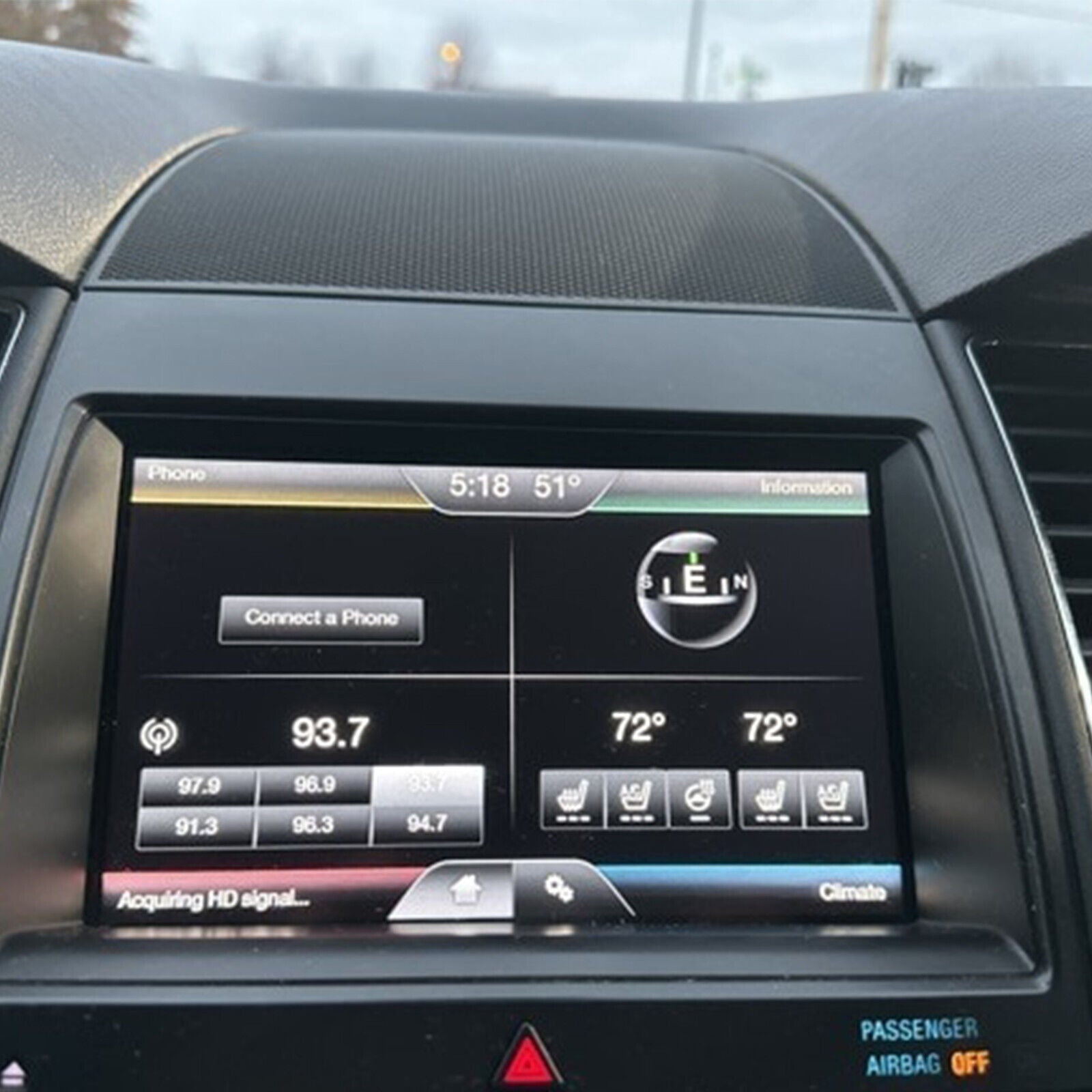 2013-2016 Ford Taurus Display Screen