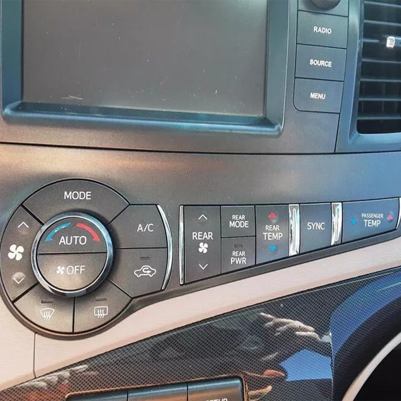 2011-2014 Toyota Sienna Climate Control