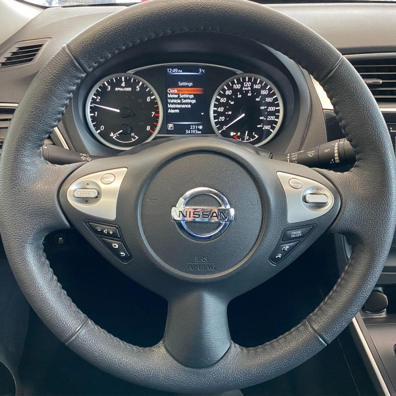 2016-2019 Nissan Sentra Steering Wheel Airbag
